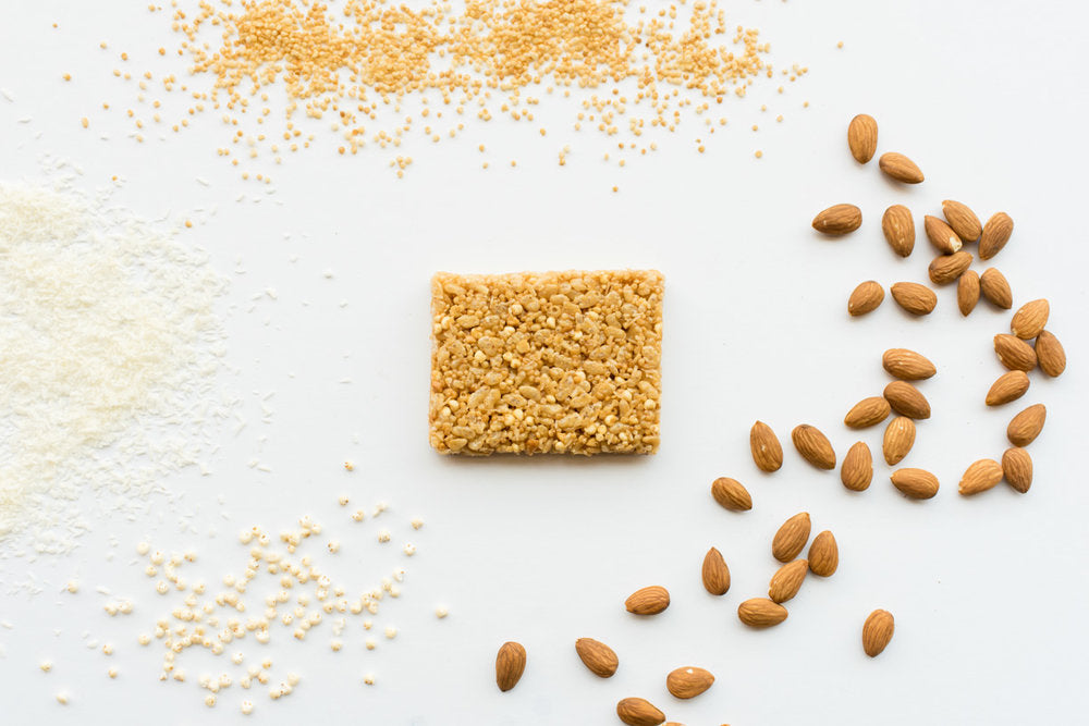 smaller picture of Hope Bar with almonds in background
